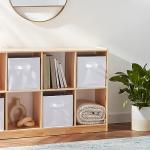 Collapsible Fabric Storage Cubes with Handles - 6 Pack