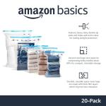 Amazon Basics Space Saving Vacuum Storage Bags, 20 Pack
