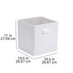 Collapsible Fabric Storage Cubes with Handles - 6 Pack