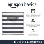 Cube Organizer Storage Bins with Handles, 6 Pack