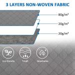 Amazon Basics Large Zipper Storage Bags, 3-Pack