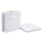 Collapsible Fabric Storage Cubes with Handles - 6 Pack
