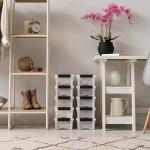 IRIS USA 6 Qt Stackable Storage Bins, 10 Pack