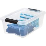 Iris Buckle Up 12.9 Quart Storage Box - 4 Pack