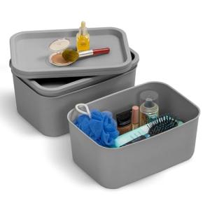 Iris Ohyama Set of 4 Stackable Storage Boxes