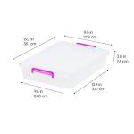 IRIS USA 6 Qt Plastic Craft Storage Bins 6 Pack