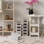 IRIS USA 6 Qt Stackable Storage Bins, 10 Pack