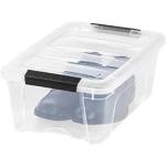Iris Buckle Up 12.9 Quart Storage Box - 4 Pack