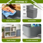Iris Ohyama Set of 4 Stackable Storage Boxes