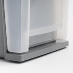 IRIS USA 6.5 Quart Gray Stackable Drawer Set