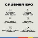 Skullcandy Crusher Evo Wireless Headphones - True Black