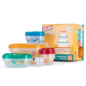 GladWare Kids Lunch Storage Set - 26 Pieces