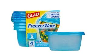 GladWare Freezer Food Storage Containers, 4 Pack