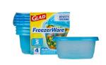 GladWare Freezer Food Storage Containers, 4 Pack