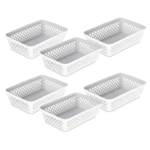 Glad Plastic Storage Basket Set - 6 Pack Organizers