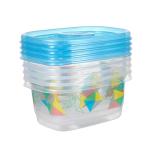 GladWare Medium Rectangle Food Storage Containers, 4 Count