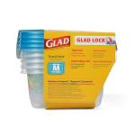GladWare Medium Rectangle Food Storage Containers, 4 Count