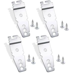 4-Pack Dishwasher Mounting Brackets with Screws