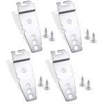 4-Pack Dishwasher Mounting Brackets with Screws
