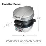 Hamilton Beach Breakfast Sandwich Maker with Egg Cooker