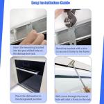 4-Pack Dishwasher Mounting Brackets with Screws