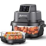 Arecovas 4-in-1 Portable Glass Air Fryer