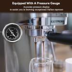 GOTMORE Compact Espresso Machine with Milk Frother