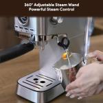GOTMORE Compact Espresso Machine with Milk Frother