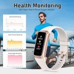 Zeacool Waterproof Fitness Tracker with Heart Monitor