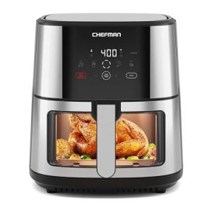 CHEFMAN 8 Qt Easy-View Air Fryer with Presets