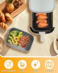 Collapsible Silicone Air Fryer Liners - 2 Pack