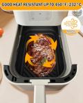 Collapsible Silicone Air Fryer Liners - 2 Pack
