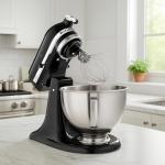 KitchenAid 4.5 Quart Tilt-Head Stand Mixer, Onyx Black