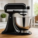 KitchenAid 4.5 Quart Tilt-Head Stand Mixer, Onyx Black