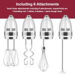 6-Piece Hand Mixer Attachments Set for Kitchenaid