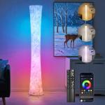 Smart RGB LED Corner Floor Lamp with Music Sync