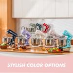 Light Pink 3.5 QT Stand Mixer with Accessories