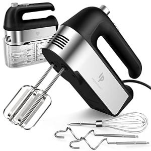 Electric Hand Mixer with 5 Speed Settings and Accessories
