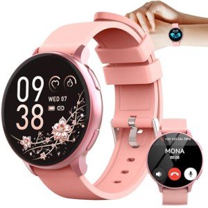 Blintok Waterproof Smart Watch Fitness Tracker - Pink