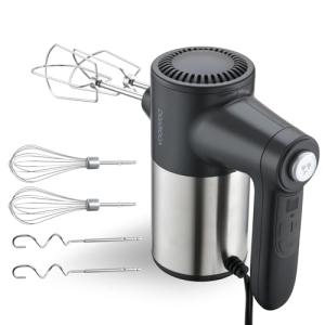 Powerful 9-Speed Electric Hand Mixer for Baking