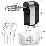 Electric Hand Mixer with 5 Speed Settings and Accessories