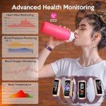 Smart Fitness Tracker Watch with Heart Rate Monitor
