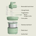 Bella 3.5 Qt Electric Mixer with Bowl and Attachments