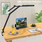 Micomlan LED Desk Lamp with Clamp, 24W Bright Light