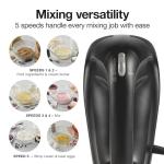 Proctor Silex 5-Speed Electric Hand Mixer, Black
