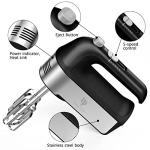 Electric Hand Mixer with 5 Speed Settings and Accessories