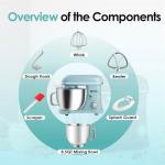 900W 8.5QT Stand Mixer for Home Cooks