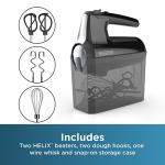 BLACK+DECKER 5-Speed Electric Hand Mixer with Attachments