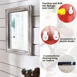 Rustic Wood Framed Wall Mirror for Home Decor