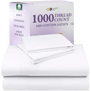 Luxury 1000 Thread Count King Size Sheets Set